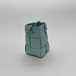 NEW - Bottega Veneta Mini Cassette Bucket Bag - Pale Blue